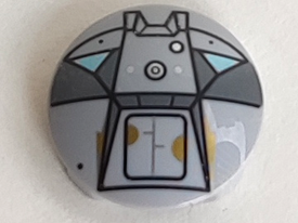 LEGO® 2654pb010 in kleur Licht Blauwachtig Grijs