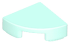 LEGO® los onderdeel Tegel Rond in kleur Licht Aqua 25269