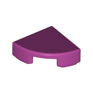 Plaatje in Gallery viewer laden, LEGO® los onderdeel Tegel Rond in kleur Magenta 25269