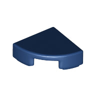 LEGO® los onderdeel Tegel Rond in kleur Donkerblauw 25269