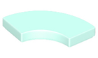LEGO® los onderdeel Tegel Rond in kleur Licht Aqua 27925