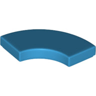 LEGO® los onderdeel Tegel Rond Donker Azuurblauw 27925