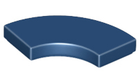 LEGO® los onderdeel Tegel Rond in kleur Donkerblauw 27925
