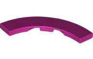 LEGO® los onderdeel Tegel Rond in kleur Magenta 27507