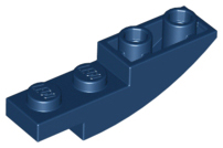 Plaatje in Gallery viewer laden, LEGO® los onderdeel Dakpan Gebogen Donkerblauw 13547
