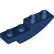 Plaatje in Gallery viewer laden, LEGO® los onderdeel Dakpan Gebogen Donkerblauw 13547
