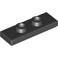 Plaatje in Gallery viewer laden, LEGO® los onderdeel Plaat Aangepast in kleur Zwart 34103