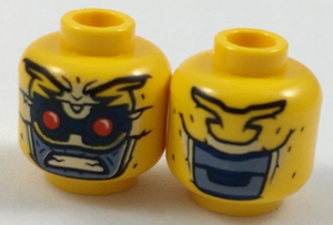 LEGO® los onderdeel Hoofd Helder Licht Oranje 3626cpb1925