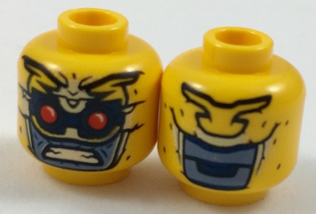 LEGO® los onderdeel Hoofd Helder Licht Oranje 3626cpb1925