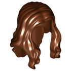 LEGO® los onderdeel Haar in kleur Roodachtig Bruin 95225