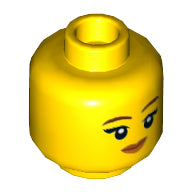 Plaatje in Gallery viewer laden, LEGO® los onderdeel Hoofd in kleur Geel 3626cpb1901