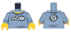 LEGO® los onderdeel Lijf met Motief Zandblauw 973pb2820c01