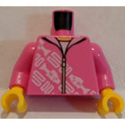LEGO® los onderdeel Lijf met Motief Donker Roze 973pb2815c01