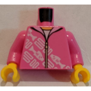 LEGO® los onderdeel Lijf met Motief Donker Roze 973pb2815c01