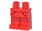 LEGO® los onderdeel Benen met Motief Rood 970c00pb0716