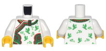 Plaatje in Gallery viewer laden, LEGO® los onderdeel Lijf met Motief Wit 973pb2816c01