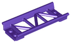 LEGO® los onderdeel Rails in kleur Donkerpaars 26022