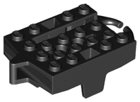 LEGO® los onderdeel Onderstel in kleur Zwart 26021