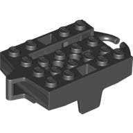 LEGO® los onderdeel Onderstel in kleur Zwart 26021