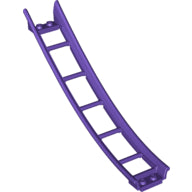 LEGO® los onderdeel Rails in kleur Donkerpaars 26559
