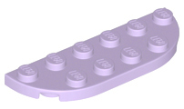 Plaatje in Gallery viewer laden, LEGO® los onderdeel Plaat Rond in kleur Lavendel 18980