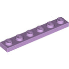 LEGO® los onderdeel Plaat Algemeen in kleur Lavendel 3666