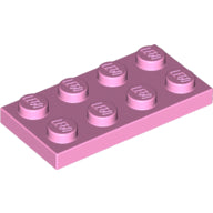 Plaatje in Gallery viewer laden, LEGO® los onderdeel Plaat Algemeen in kleur Fel Roze 3020