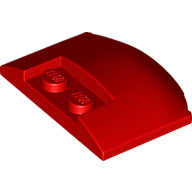 LEGO® los onderdeel Wig in kleur Rood 93604