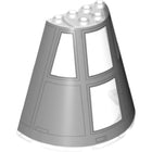 LEGO® los onderdeel Kegel met Motief Doorzichtig 47543pb07