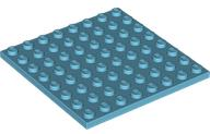 LEGO® los onderdeel Plaat Algemeen Medium Azuurblauw 41539