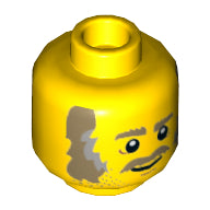 Plaatje in Gallery viewer laden, LEGO® los onderdeel Hoofd in kleur Geel 3626cpb1911