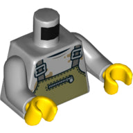 LEGO® Lijf met Motief Licht Blauwachtig Grijs 973pb2835c01