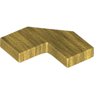 LEGO® los onderdeel Tegel Aangepast Parel Goud 27263