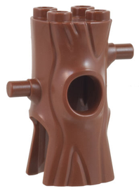 LEGO® los onderdeel Hoofddeksels Roodachtig Bruin 35827