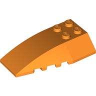 Plaatje in Gallery viewer laden, LEGO® los onderdeel Wig in kleur Oranje 43712