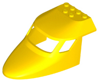 Plaatje in Gallery viewer laden, LEGO® los onderdeel Vliegtuig in kleur Geel 87613