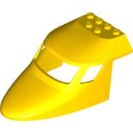 Plaatje in Gallery viewer laden, LEGO® los onderdeel Vliegtuig in kleur Geel 87613