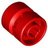 LEGO® los onderdeel Wiel in kleur Rood 6014b