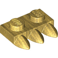 LEGO® los onderdeel Plaat Aangepast Parel Goud 15208