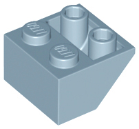 Plaatje in Gallery viewer laden, LEGO® los onderdeel Dakpan Omgekeerd in kleur Zandblauw 3660
