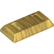 Plaatje in Gallery viewer laden, LEGO® los onderdeel Accessoire in kleur Parel Goud 99563