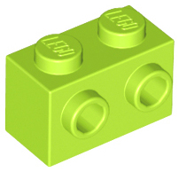 LEGO® los onderdeel Steen Aangepast in kleur Limoen 11211