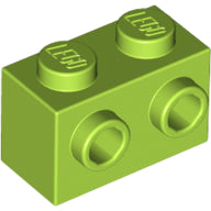 LEGO® los onderdeel Steen Aangepast in kleur Limoen 11211