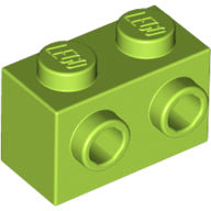 Plaatje in Gallery viewer laden, LEGO® los onderdeel Steen Aangepast in kleur Limoen 11211