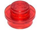 LEGO® los onderdeel Plaat Rond Doorzichtig Rood 4073