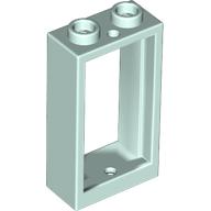 LEGO® los onderdeel Raamkozijn in kleur Licht Aqua 60593