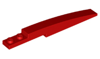 Plaatje in Gallery viewer laden, LEGO® los onderdeel Dakpan Gebogen in kleur Rood 85970