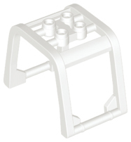 Plaatje in Gallery viewer laden, LEGO® los onderdeel Voorruit in kleur Wit 64450