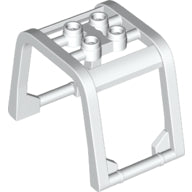 Plaatje in Gallery viewer laden, LEGO® los onderdeel Voorruit in kleur Wit 64450