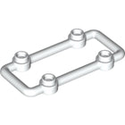 LEGO® los onderdeel Staaf in kleur Wit 23444